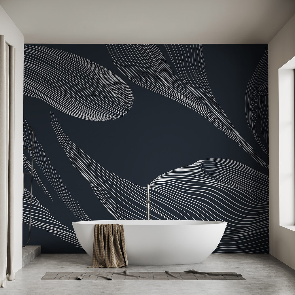 Linhas paralelas em diagonal — interior 2
