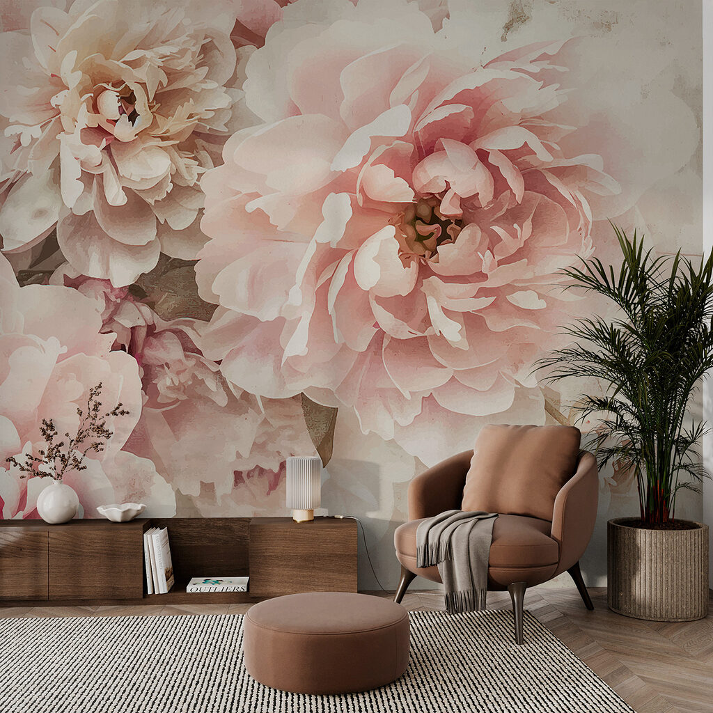 Flores cor-de-rosa juntas — interior 3