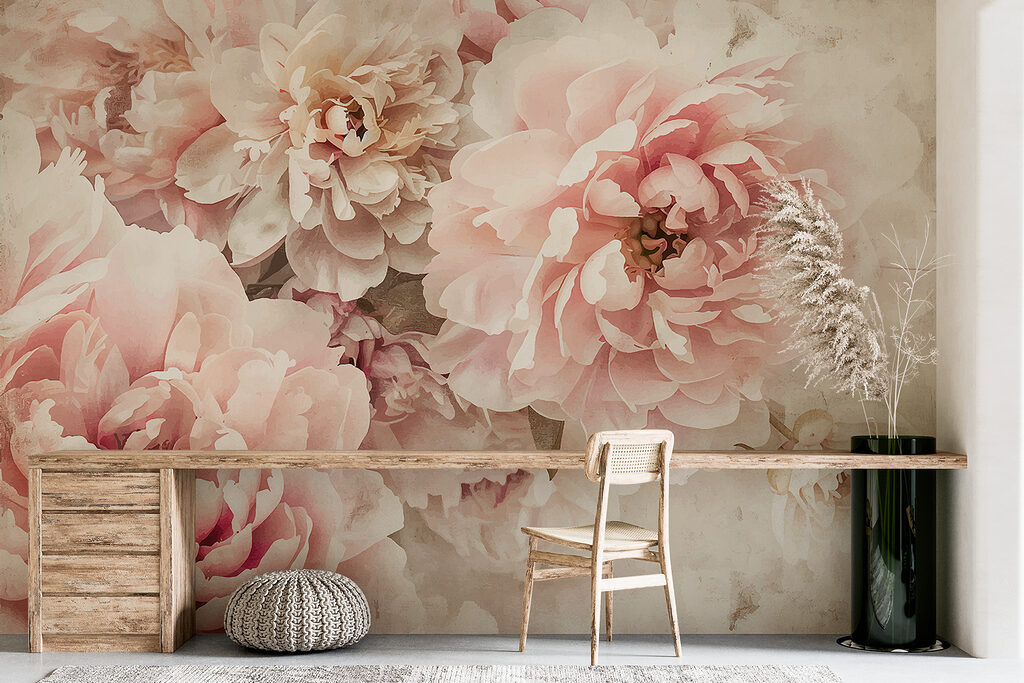 Flores cor-de-rosa juntas — interior 5
