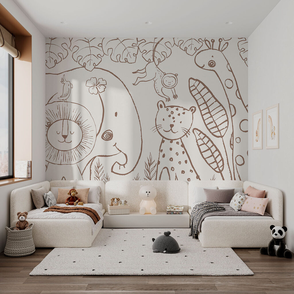 Animais em linhas finas — interior 2