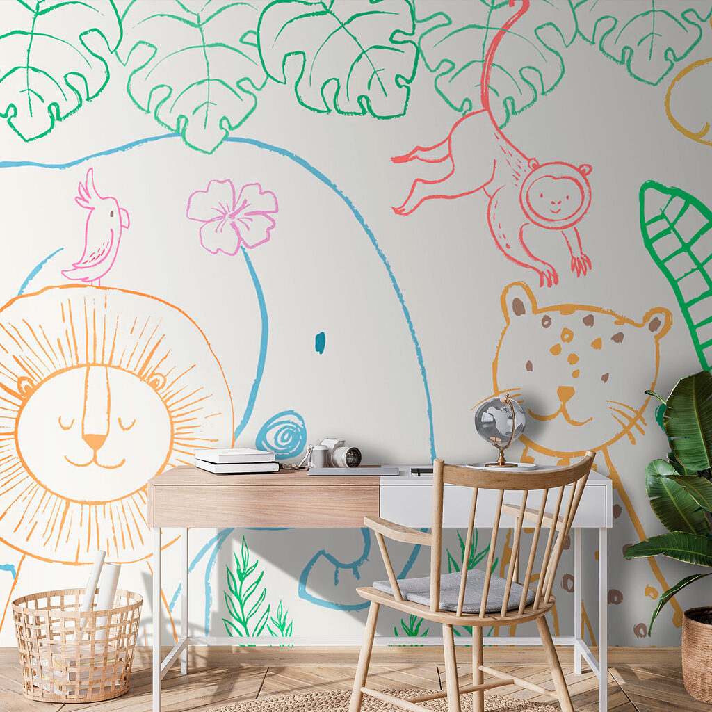 Animais em linhas finas — interior 2