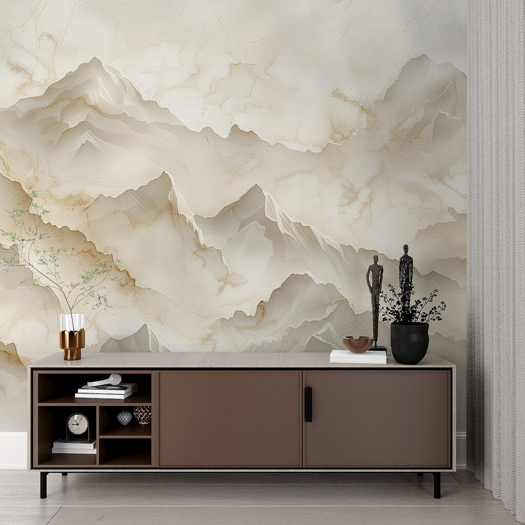Montanhas em tons creme — interior 4