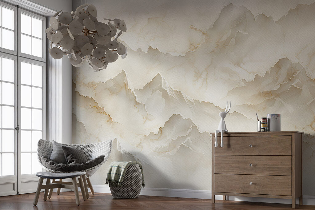 Montanhas em tons creme — interior 5