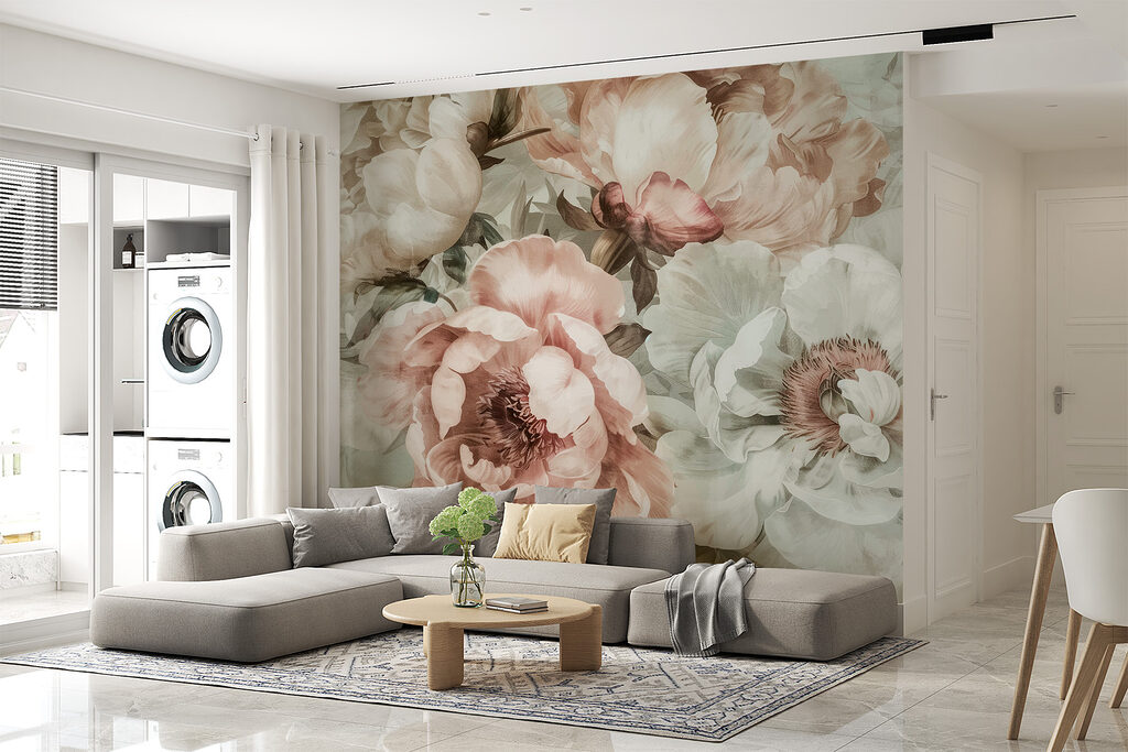 Flores em tons rosados — interior 2