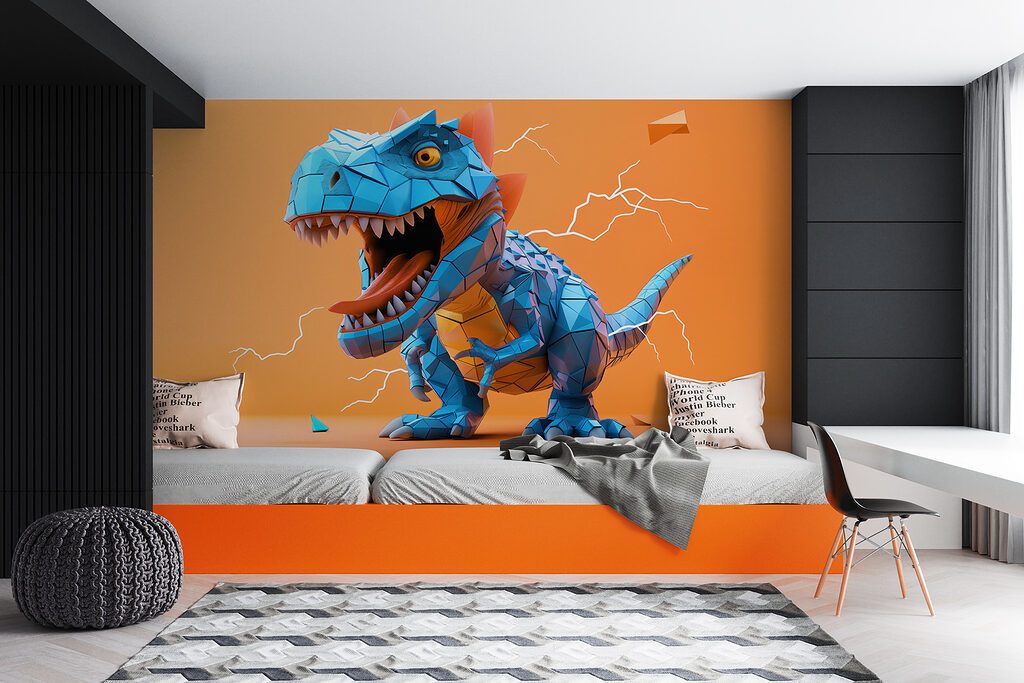 Dinossauro azul — interior 2
