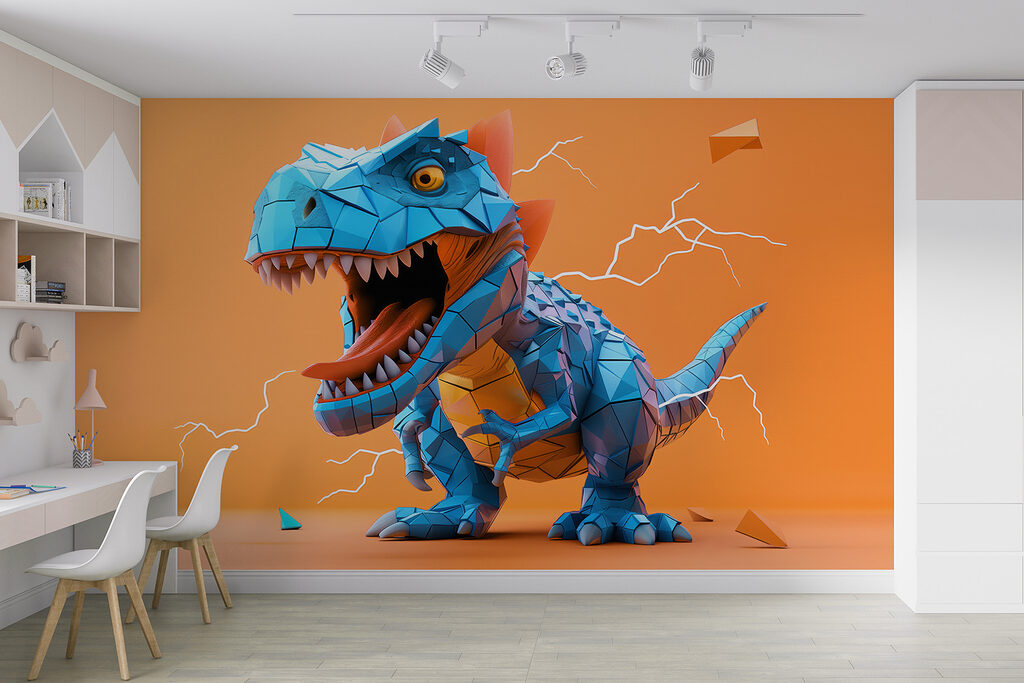 Dinossauro azul — interior 4