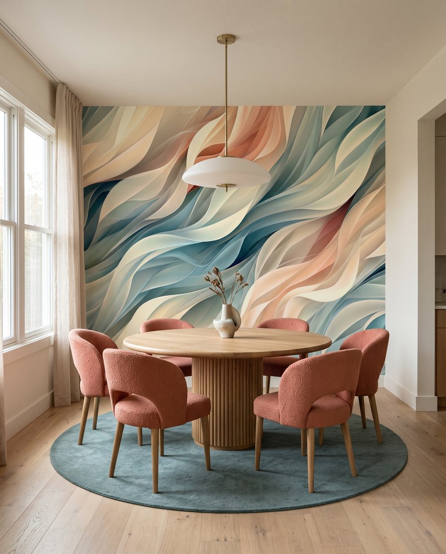 Ondas em tons pastel — interior 7