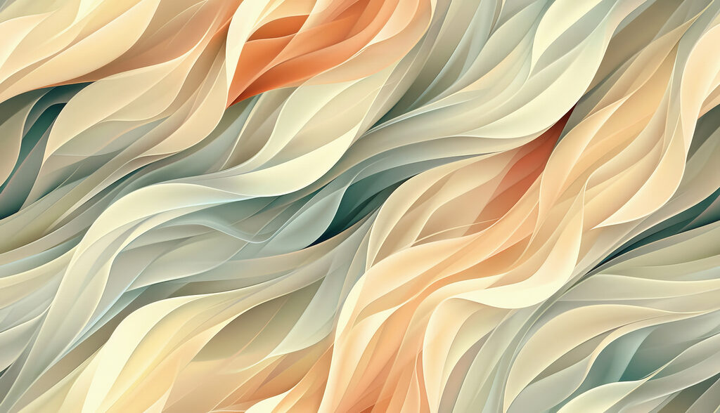 Ondas em tons pastel — design completo