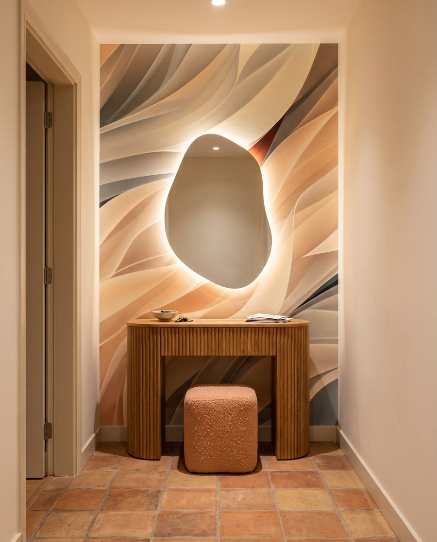 Ondas em tons pastel — interior 7