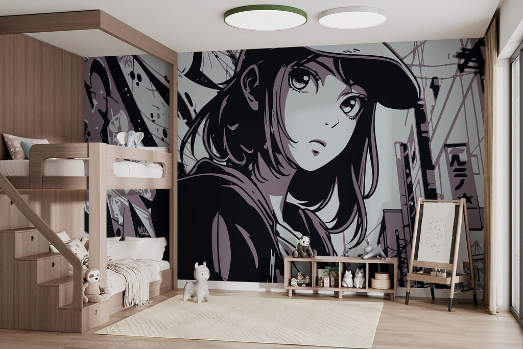 Rapariga de mangá — interior 1