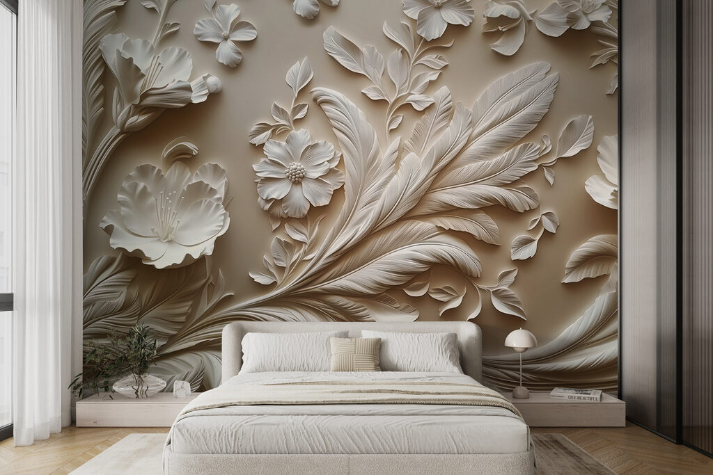 Ramos florais em curvas — interior 2