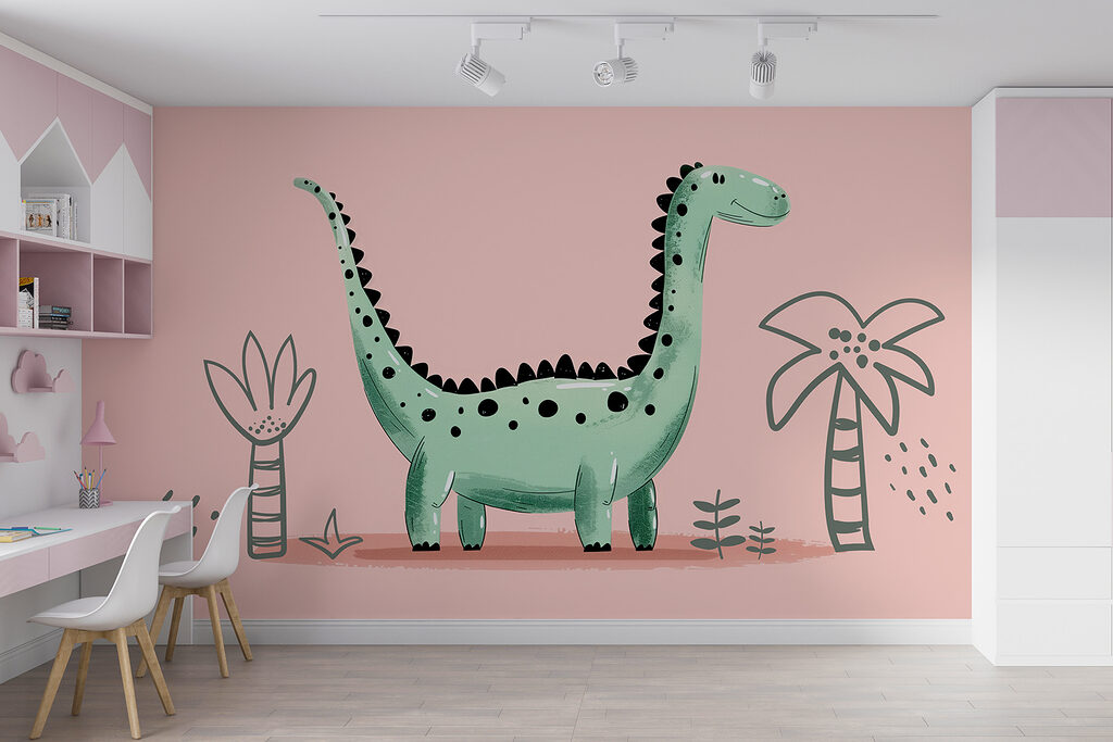 Dinossauro de pescoço longo — interior 4