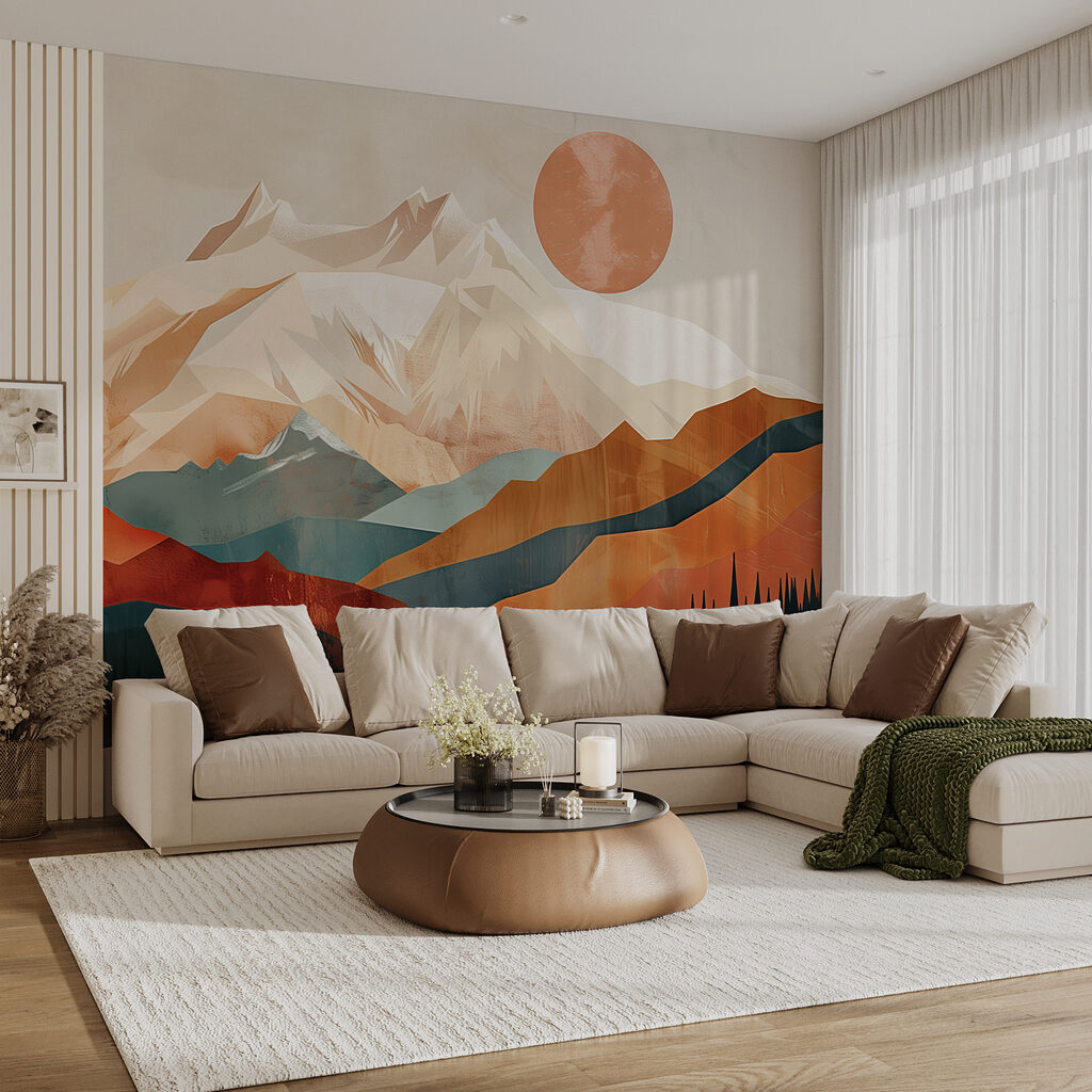 Montanhas sob sol cobrizo — interior 2