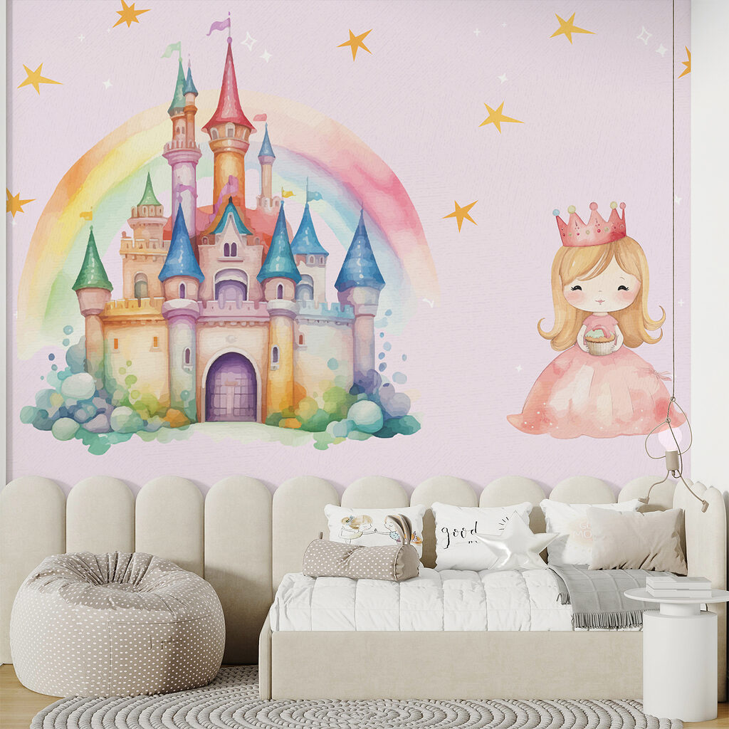 Princesa e castelo arco-íris — interior 2