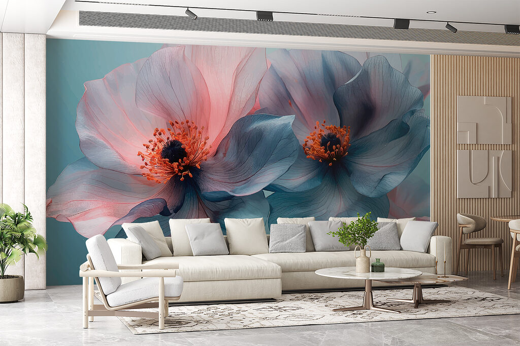 Duas flores sobrepostas — interior 2