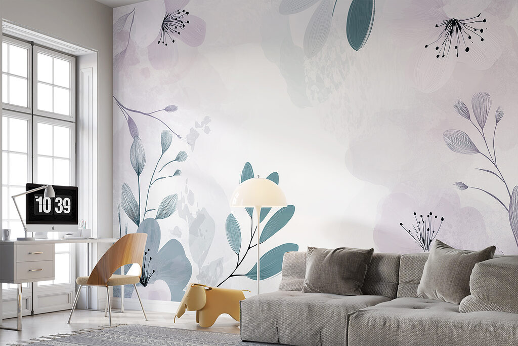 Flores em moldura — interior 1