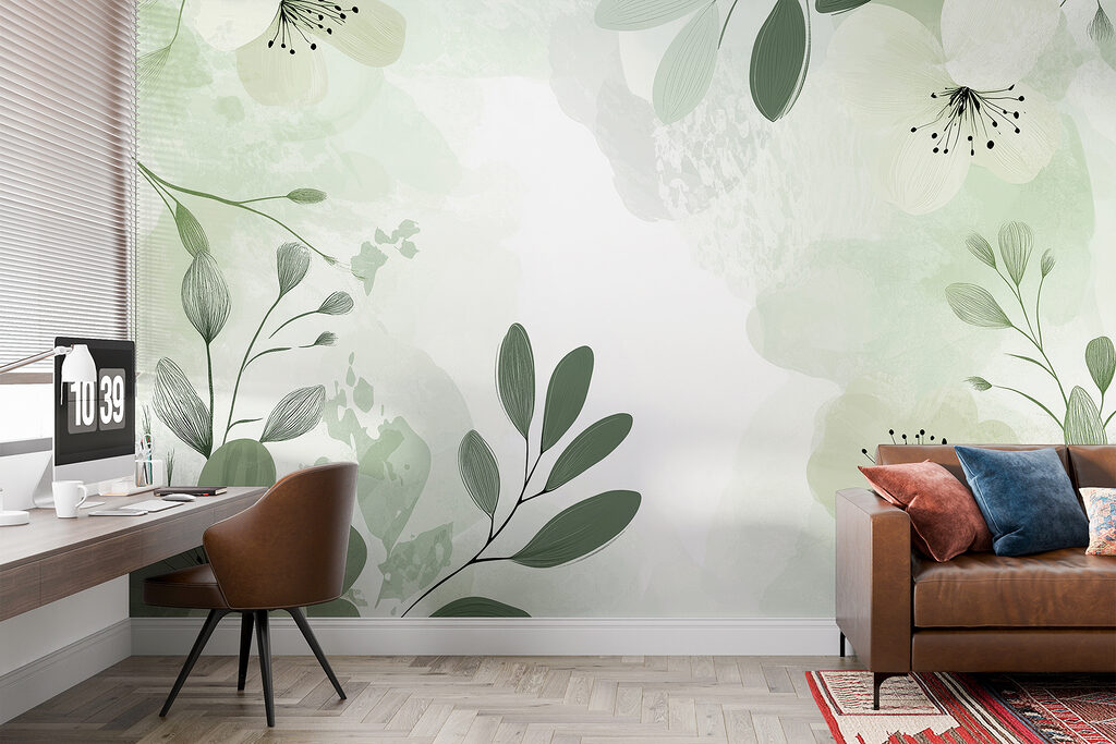 Flores em moldura — interior 3