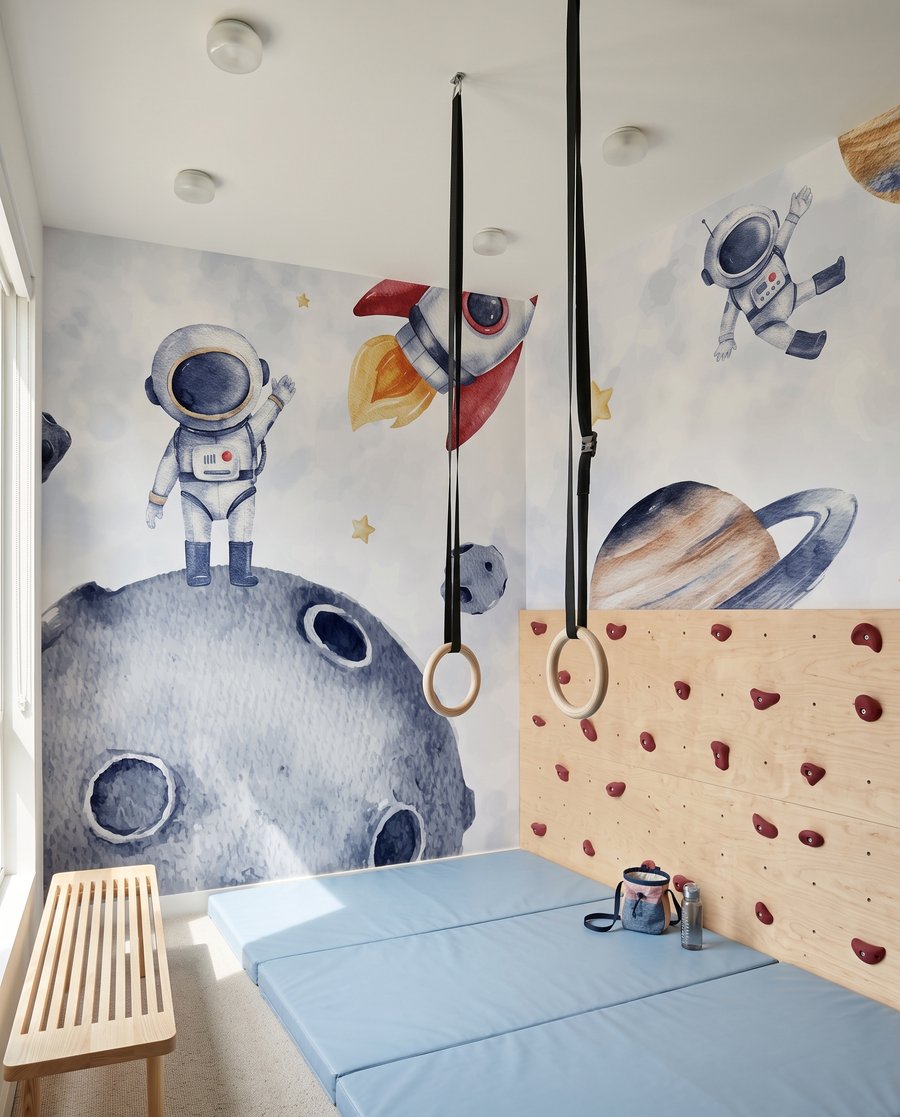 Foguete junto à lua — interior 5