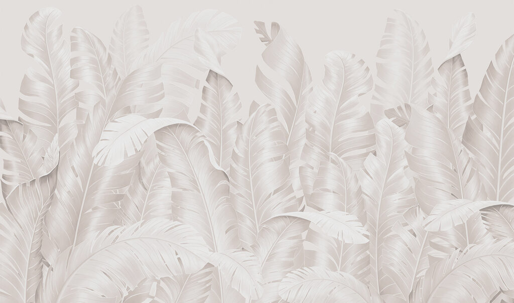 Folhas de palmeira suaves — design completo