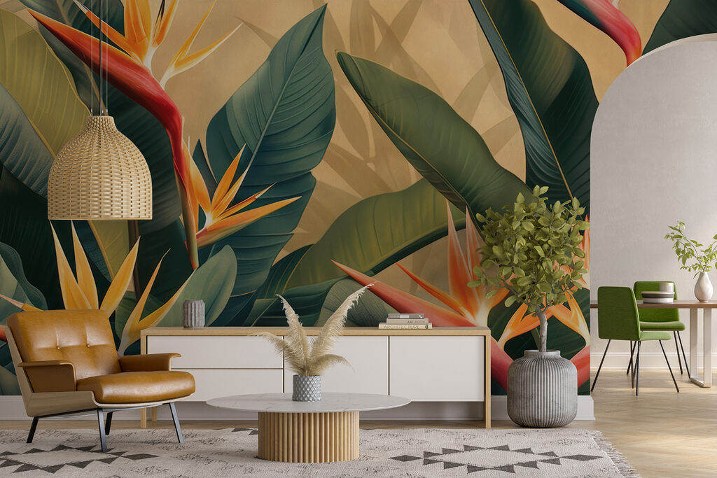 Flores ave-do-paraíso — interior 2