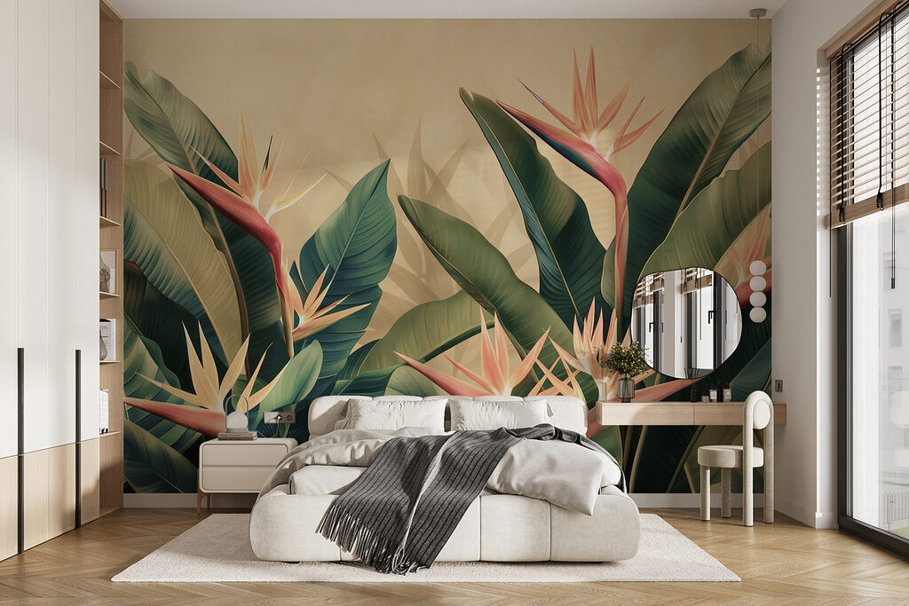Flores ave-do-paraíso — interior 1