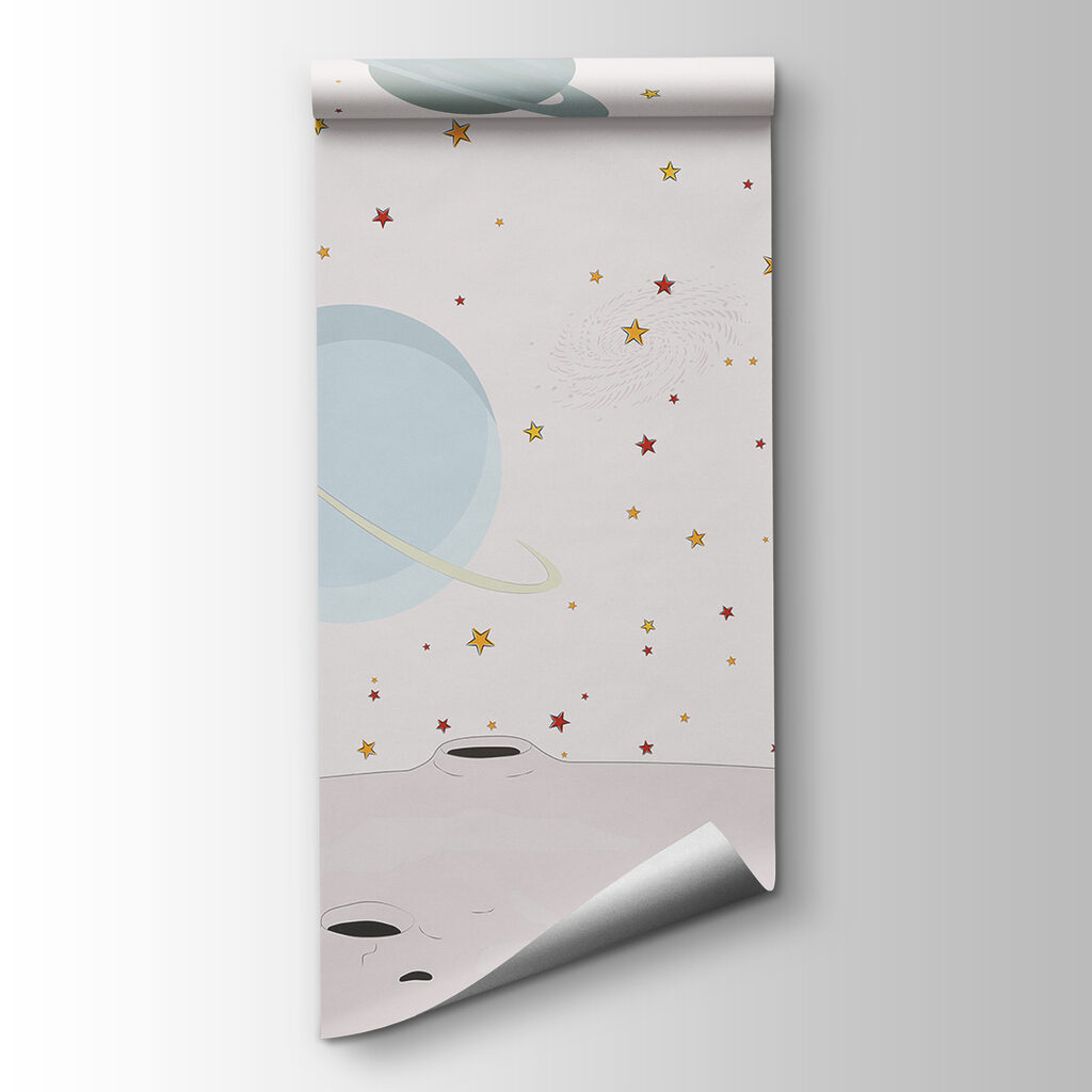Astronautas entre balões — vista do produto