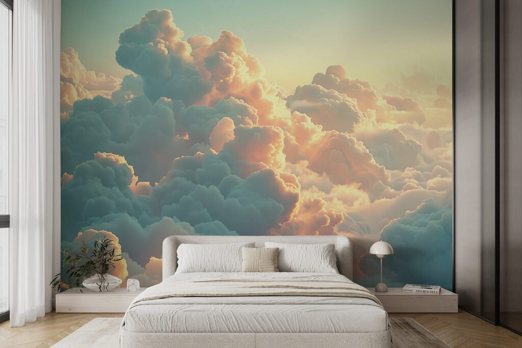 Nuvens ao entardecer — interior 1