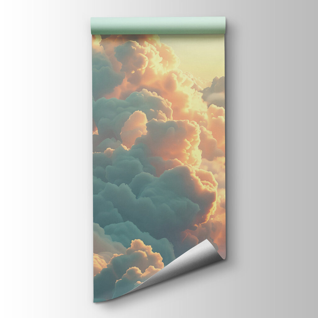 Nuvens ao entardecer — vista do produto