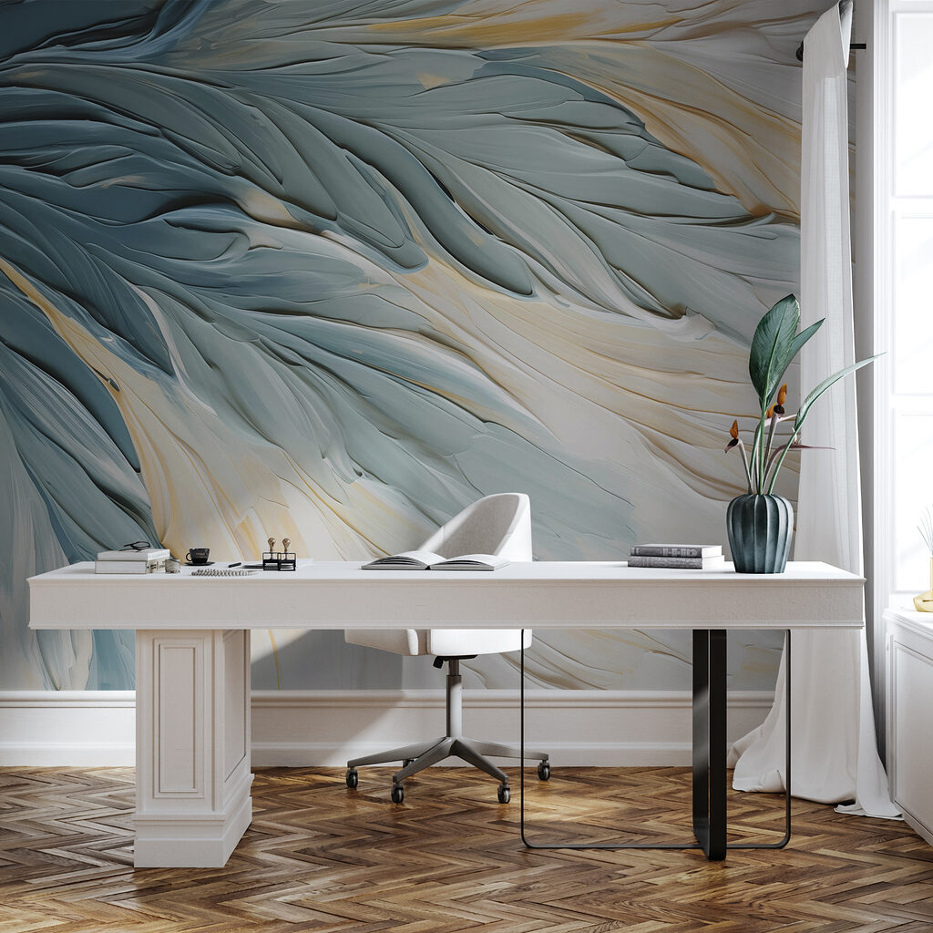 Ondulações em azul — interior 2