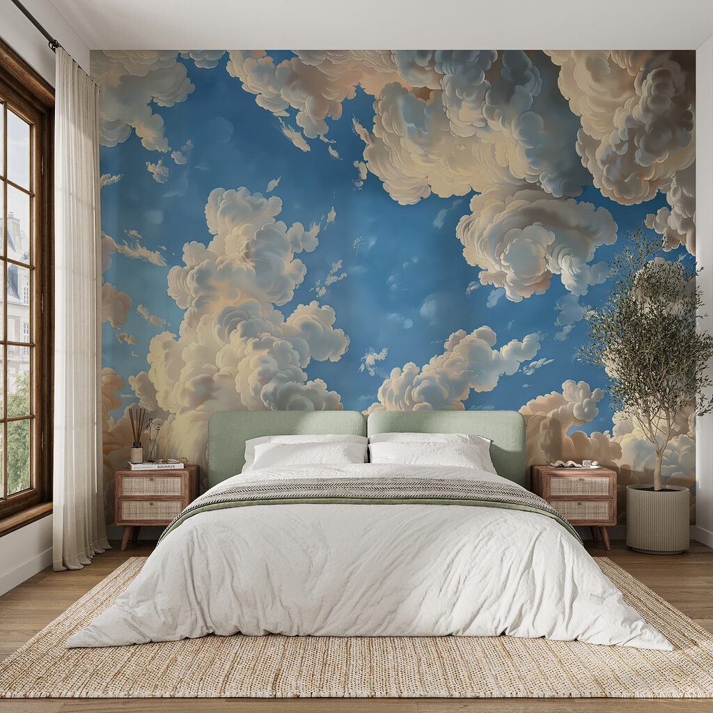 Nuvens sobre céu azul — interior 1