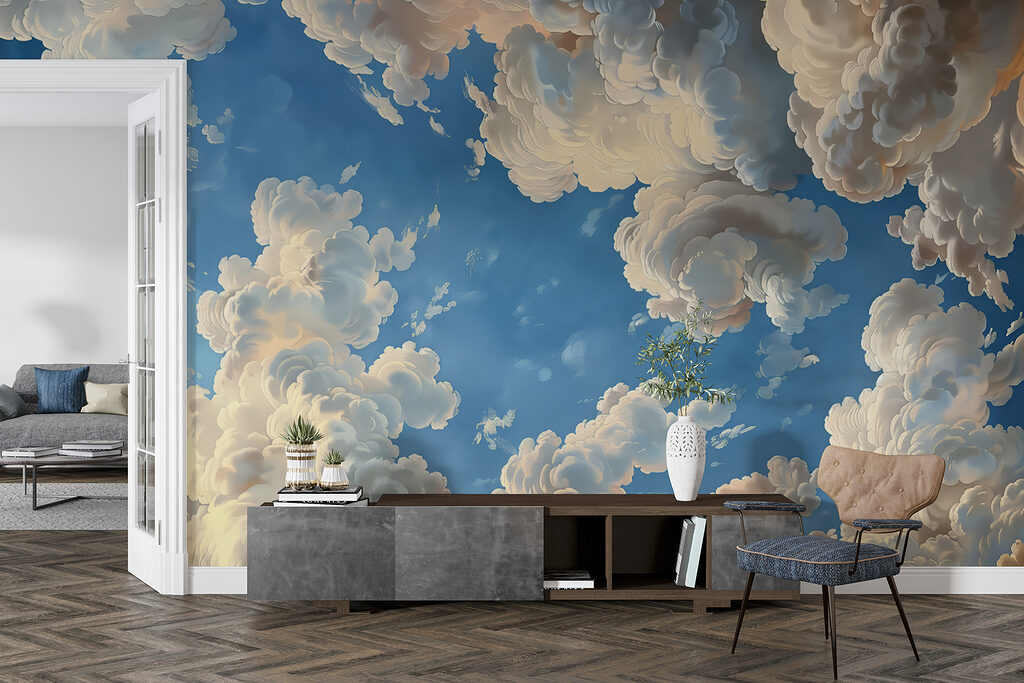 Nuvens sobre céu azul — interior 2