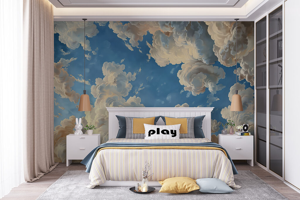 Nuvens sobre céu azul — interior 3