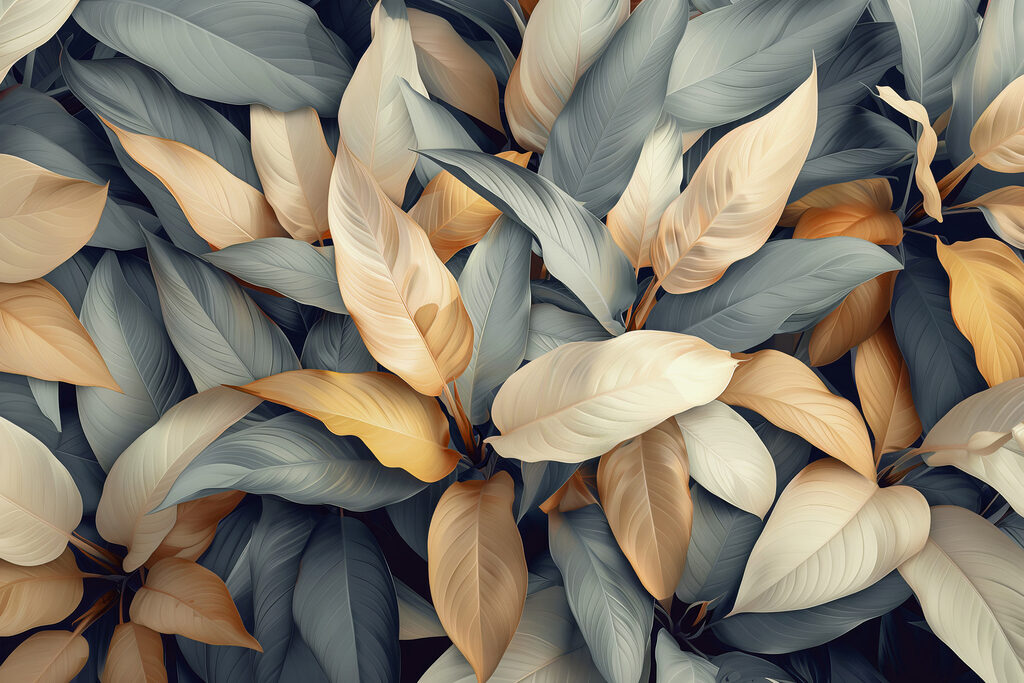 Folhas tropicais densas — design completo