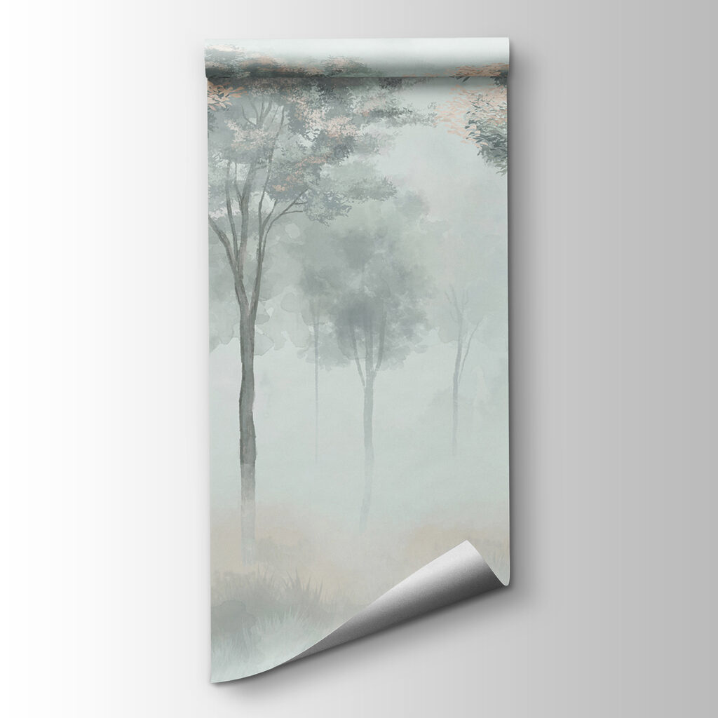 Bosque esfumado em pastel — vista do produto