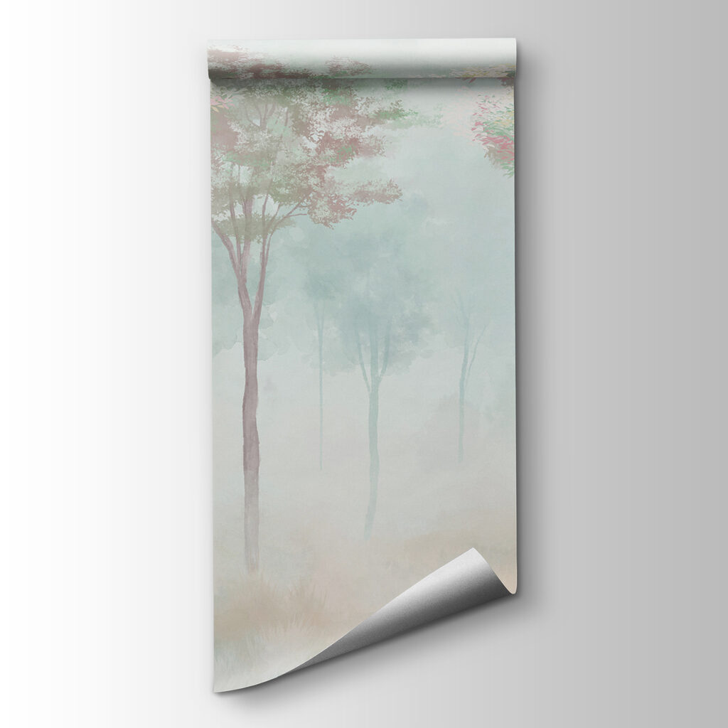 Bosque esfumado em pastel — vista do produto