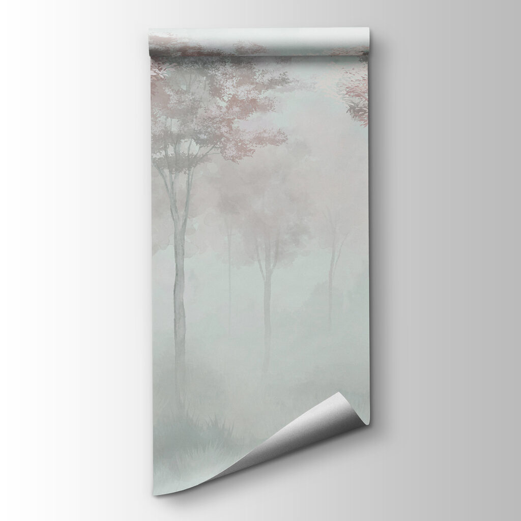 Bosque esfumado em pastel — vista do produto