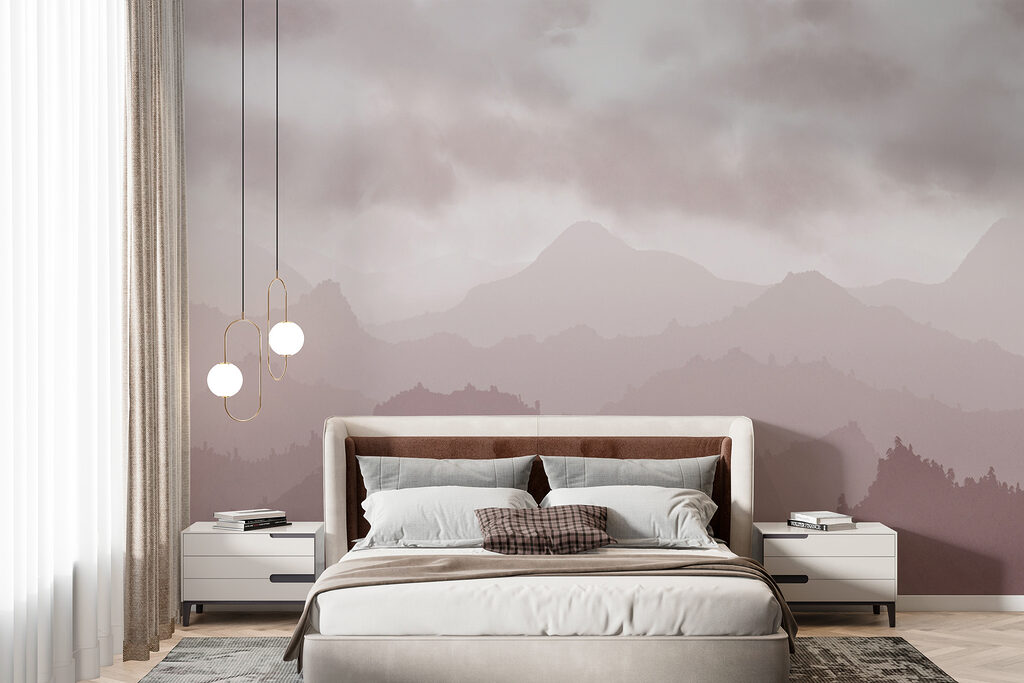 Montanhas sob nuvens — interior 1