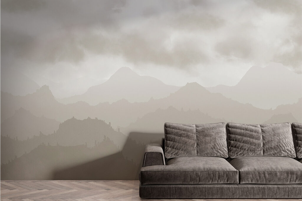 Montanhas sob nuvens — interior 2