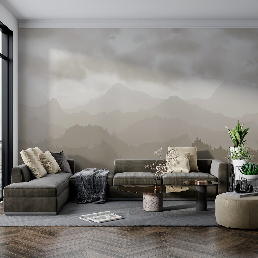 Montanhas sob nuvens — interior 3