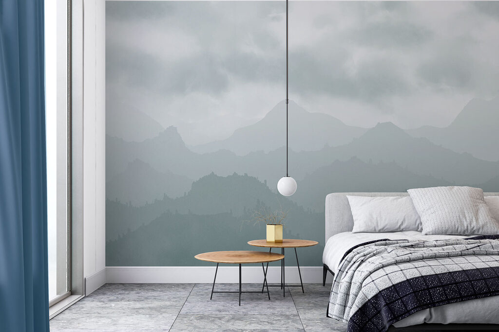 Montanhas sob nuvens — interior 1