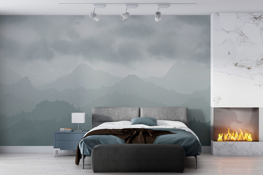Montanhas sob nuvens — interior 2