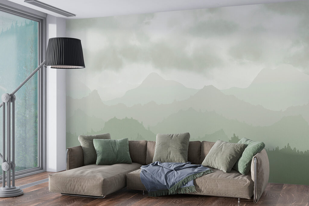 Montanhas sob nuvens — interior 2