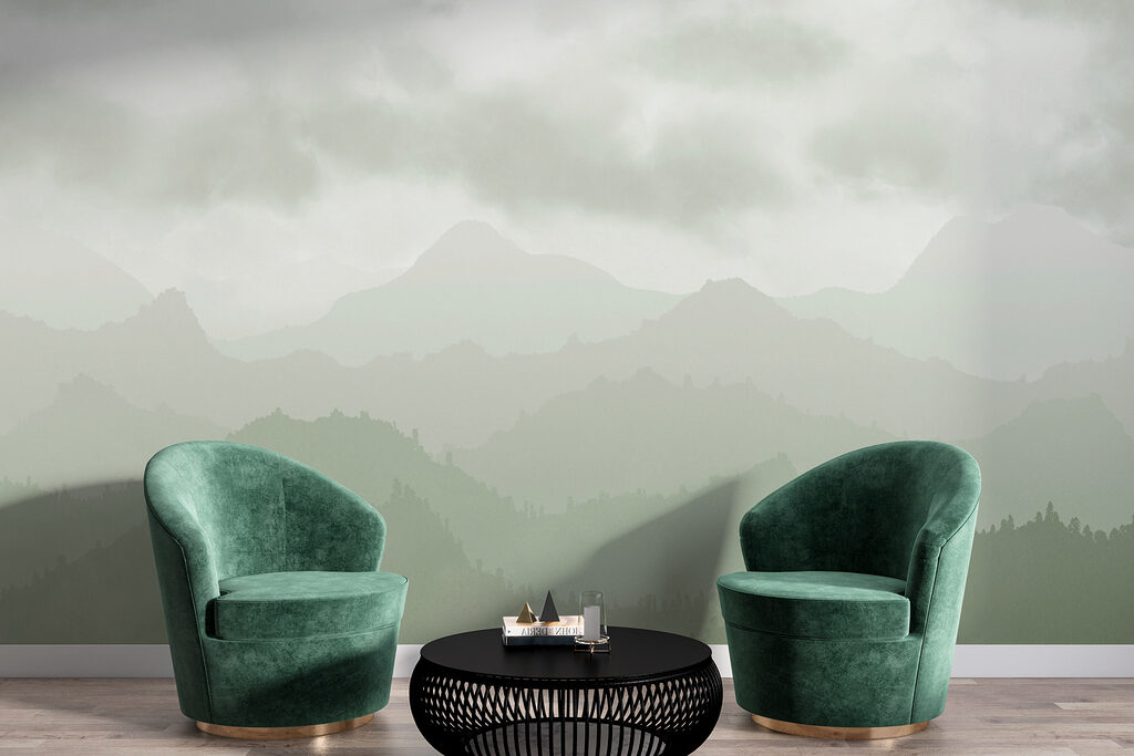 Montanhas sob nuvens — interior 3