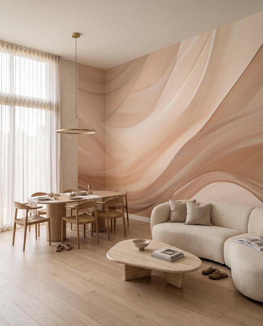 Pregas suaves em creme — interior 8