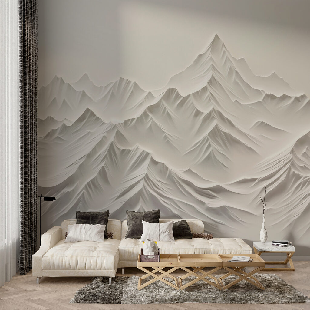 Montanhas brancas com sombras — interior 3