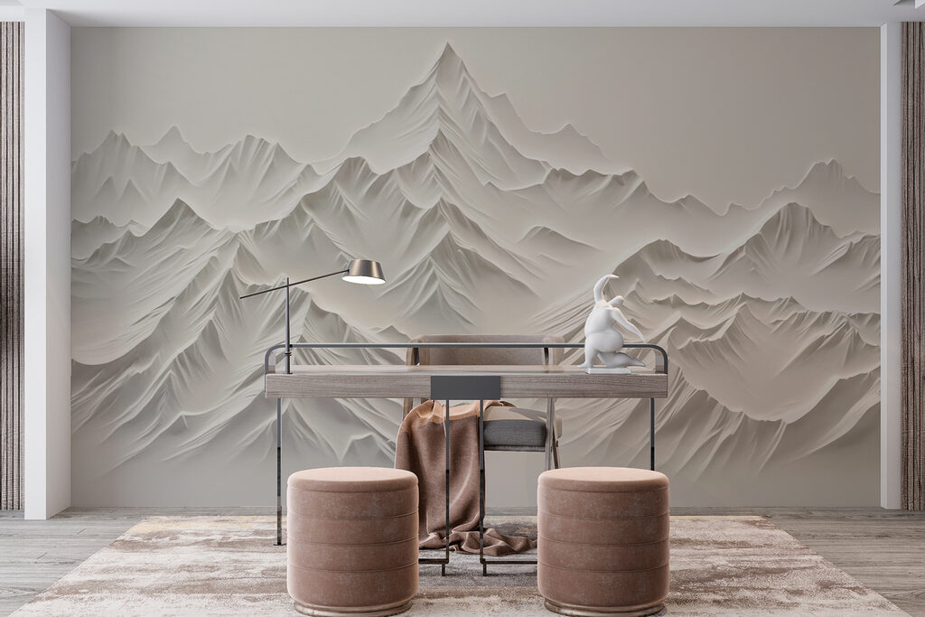 Montanhas brancas com sombras — interior 2