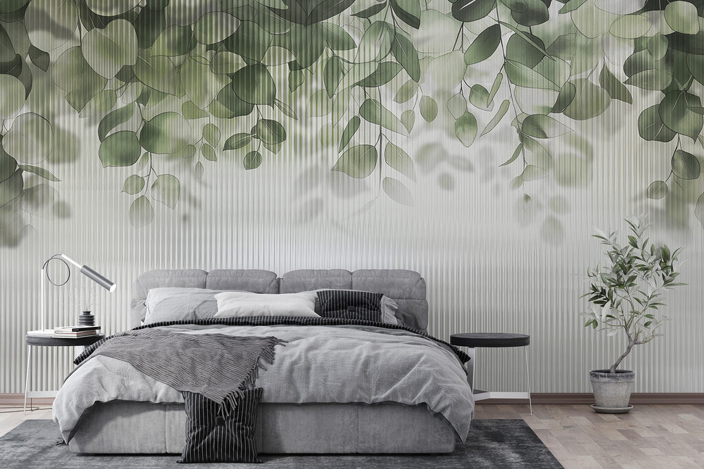 Folhas redondas a pender — interior 1
