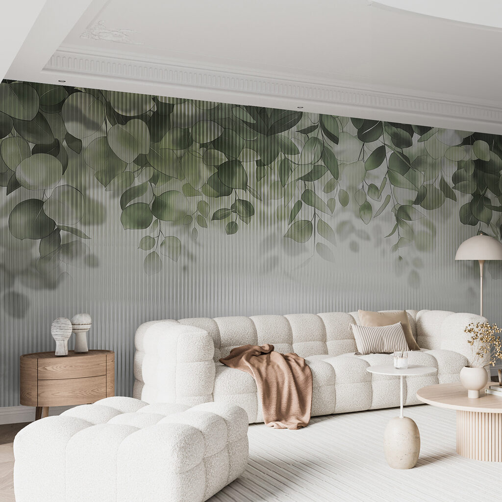 Folhas redondas a pender — interior 2