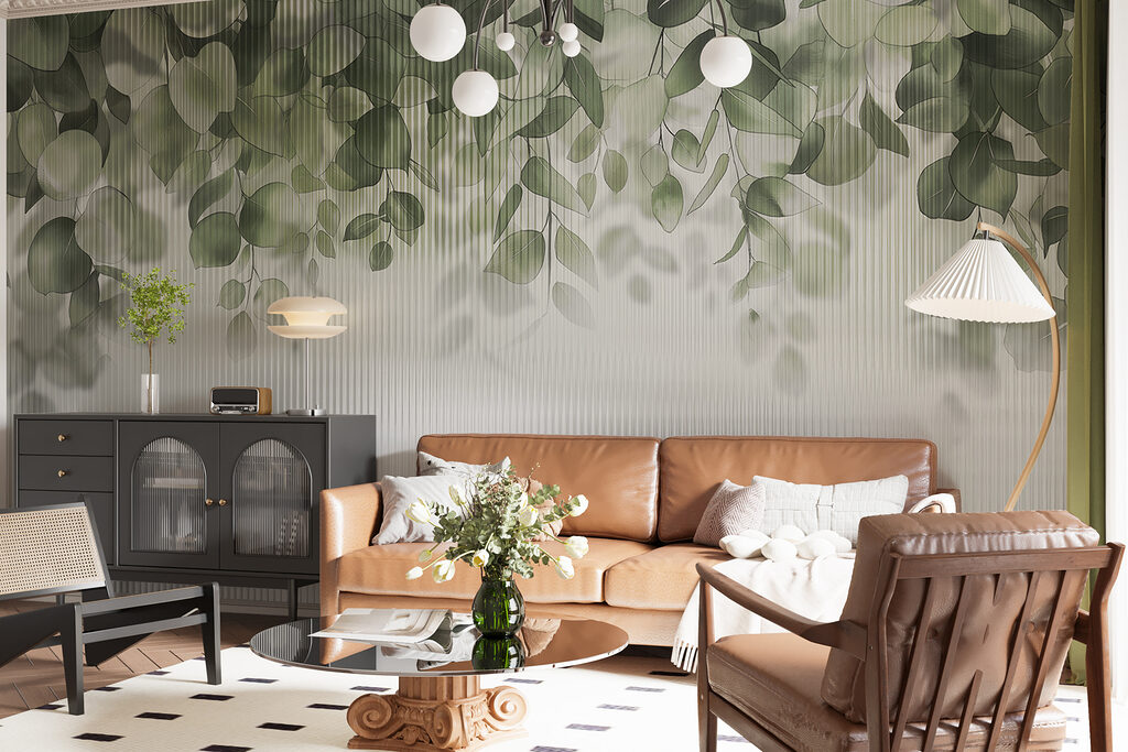 Folhas redondas a pender — interior 3
