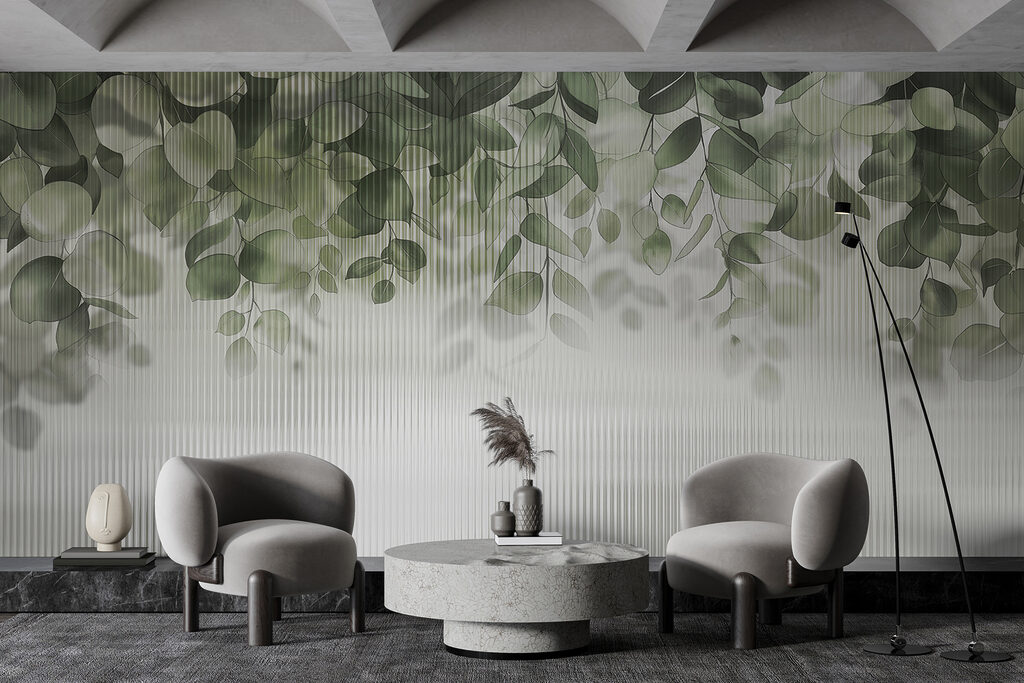 Folhas redondas a pender — interior 4